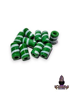 Firma Listrada Cor Verde e Branca