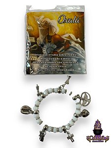 Pulseira Orixas Com Oracao Oxala