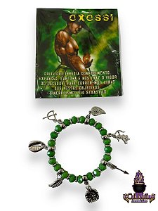 Pulseira Orixas Com Oracao Oxossi