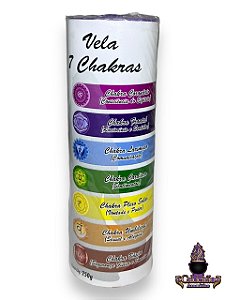 Vela 7 Dias 250g - 7 Chakras