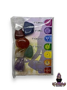 Kit Pedras Dos 7 Chakras Grande