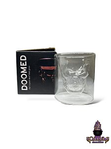 Copo 3D Caveira Em Vidro