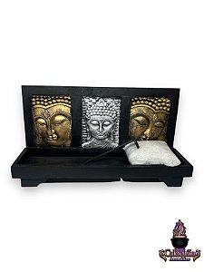 Jardim Zen Painel Face Buda Grande