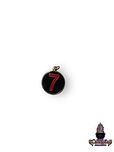 Medalha Numero 7 Dourado Un