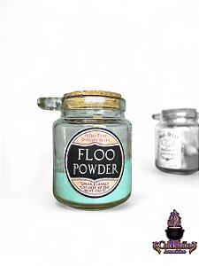 Vidro Pocao Harry Potter N.7 Floo Powder 90mm Com Colher Un