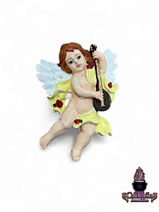 Lancamento Anjinho de Parede Modelo Resina 12cm Mod 2