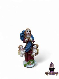 Lancamento Nossa Senhora Desatadora dos Nos Modelo Resina 07cm