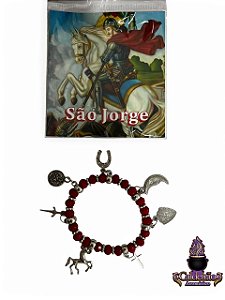 Pulseira Orixas Com Oracao Sao Jorge