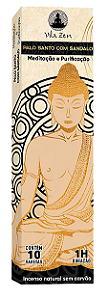Incenso Vila Zen Palo Santo com Sandalo com 10 Varetas