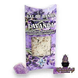 Sal de Banho Aromatizado Lavanda 100g