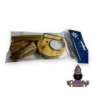 Kit Queimador Palo Santo Un
