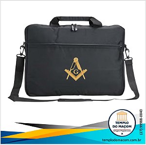 Pasta p/ Paramentos, Notebook e Acessórios (com logo dourado)