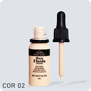 Base Fluída Vegana conta-gotas