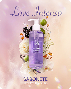 Sabonete Líquido Corpo e Rosto - Love Intenso - PEQUENOS DEFEITOS