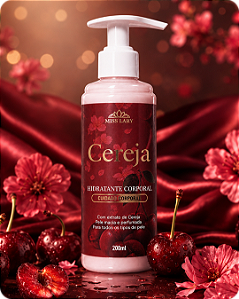 Hidratante Corpo e Rosto - Cereja