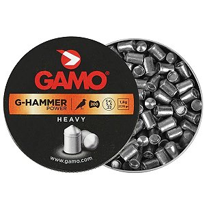 Chumbinho Gamo G-Hammer Power Heavy 5,5mm 200un 1,8g Carabina