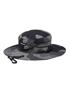 Chapéu Columbia Bora Bora Booney Camuflado Preto FPS50 Pesca