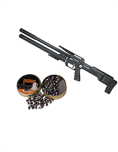 Carabina Pressão Pcp Artemis Bullpup M60 Slayer Black 5.5mm
