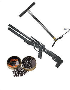 Carabina Pressão Pcp Artemis Bullpup M60 Slayer Black 5.5mm