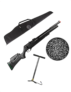 Kit Carabina Pcp Rossi T Rex 6,35 Válvula Reguladora + Bomba