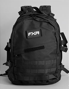 Mochila Tática FXR 32L Preta Em Nylon 600 Resistente à Água