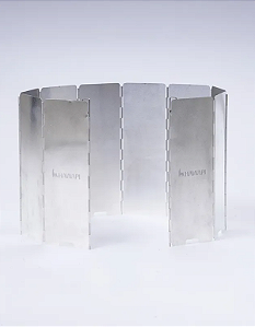 Protetor Escudo de Vento Fogareiro 10 Placas Alumínio Hawapi