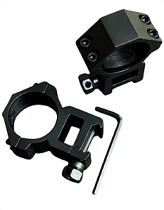 Discovery Suporte Mount Alto Reforçado Tubo 30mm Trilho 22mm