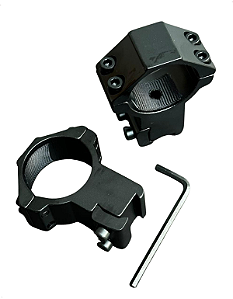 Discovery Suporte Mount Alto Reforçado Tubo 30mm Trilho 11mm