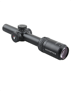 Luneta Victoptics X4 1-4x20IR LPVO SFP Iluminada com Mount 22mm para Carabina de Pressão, PCP e .22 LR