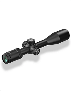 Luneta Discovery LHD 6-24x50 SFIR FFP Tubo 30mm Iluminada com Mount para Carabina de Pressão, PCP e .308