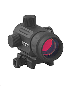 Red Dot Discovery RDA 1x20 Compacto Base Integrada Trilho 22mm Picatinny para Carabina de Pressão, PCP e Airsoft
