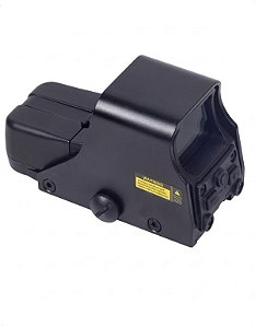 Mira Holográfica Discovery 551 Red Dot 10 Níveis Modo NV Trilho 22mm Picatinny para Carabina de Pressão, PCP e Airsoft