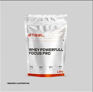 Whey Powerful Focus Pro 1,8kg - Refil - Zero Soja