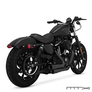 Escapamento Vance & Hines Mini Grenades 2 em 2 - Preto - Sportster 2004 - 2020