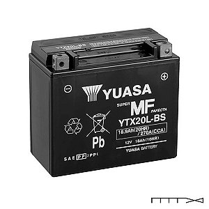 Bateria Yuasa Mod. YTX20L-BS Haley Davidson Dyna/Softail