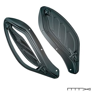 Aba Airmaster® Dragon Wing™ da Carenagem da Electra Glide E Street Glide 1996 - 2013- Fumê Escuro - Kuryakyn