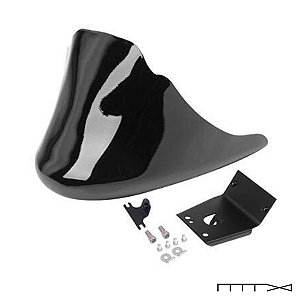 Carenagem Spoiler Preta Sportster Harley Davidson - CH Parts