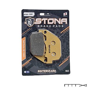 Pastilha de Freio Sinterizada - Stona - Sportster - Posição: Traseira s/ ABS