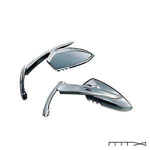 Retrovisor Modelo Scythe Ii com Haste Mais Alta