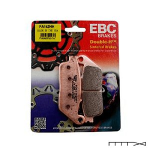 Pastilha de freio Sinterizada EBC para motos Honda / Suzuki / Triumph - Ebc Brakes