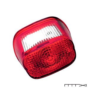 Lanterna Vermelha com luz de placa para Dyna/Touring/Softail/XL - Drag Specialties