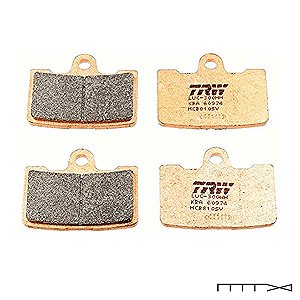 Pastilha de Freio Sinterizada Dianteira - Buell 1125 R 2008 - 2010 - TRW