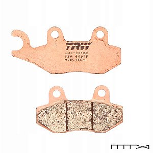 Pastilha de Freio Traseira - TRW  - Honda / Kawasaki / Suzuki / Yamaha