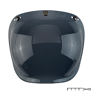 Viseira P/ Capacete Bonanza ou Tds Modelos Abertos Biltwell - Fumê