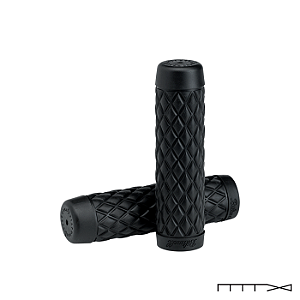 Manopla Modelo Torker - 7/8" Polegada Universal - Preto - Biltwell