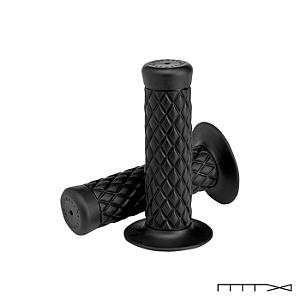 Manopla Modelo Thruster 1" Polegada Universal - Preta - Biltwell