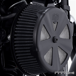 Acabamento Vazado Preto para VO2 Naked Air - Vance & Hines