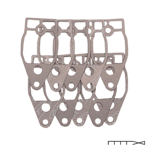 Junta da tampa do Respiro Inferior do Motor - Dyna e Touring 99 à 10 / Softail 00 à 10 - Cometic Gaskets