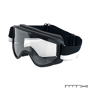 Óculos modelo Moto 2.0 na Cor preto e branco - Biltwell