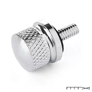 Parafuso do Banco na Cor Cromada